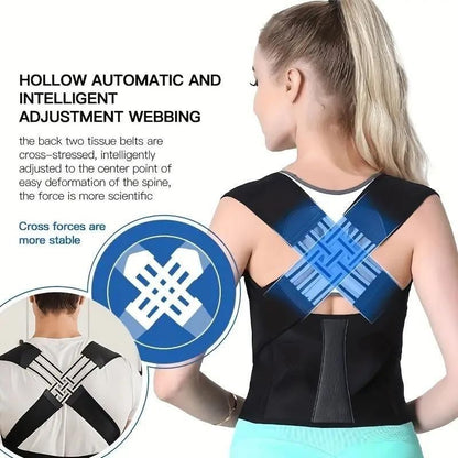 Adjustable Back Posture Corrector/ Slouching Relieve Pain Belt For Men / Women