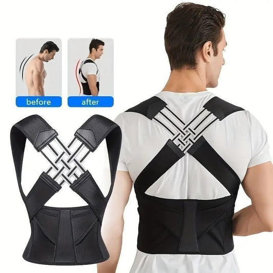 Adjustable Back Posture Corrector/ Slouching Relieve Pain Belt For Men / Women